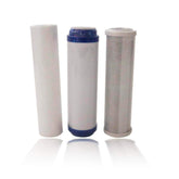 10 Inch 3 Stage Water Filter Replacement Cartridge Set - 5mic, GAC & Carbon Block - H2O Warehouse
